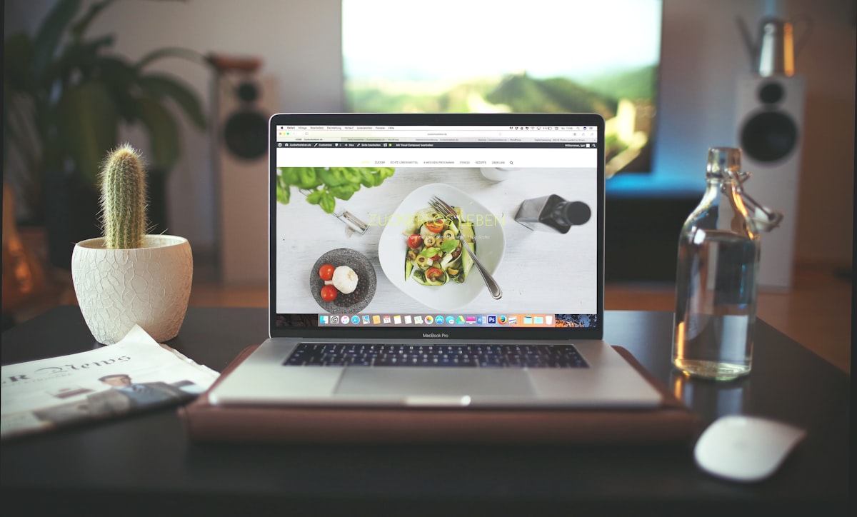 Balanced healthy meal preparation